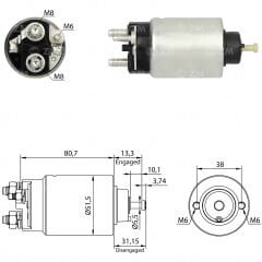 ZM 2762 - MARŞ OTOMATİĞİ 12V