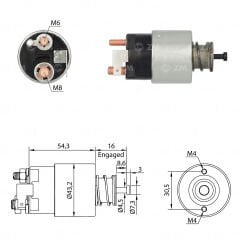 ZM 3391 - MARŞ OTOMATİĞİ 12V