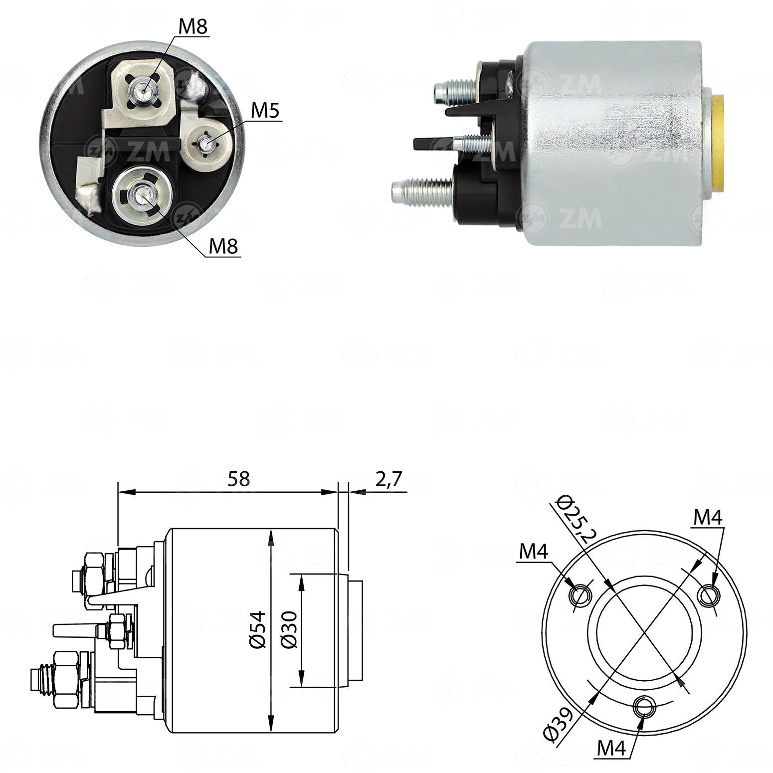 ZM 3494 - MARŞ OTOMATİĞİ 12V