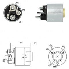 ZM 3494 - MARŞ OTOMATİĞİ 12V