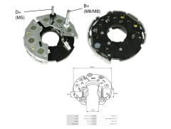 ALTERNATOR DIOT TABLASI GM OPEL ASTRA 1.2 / VECTRA A 1.8-2.0 - KADETTE 1.2 114MM