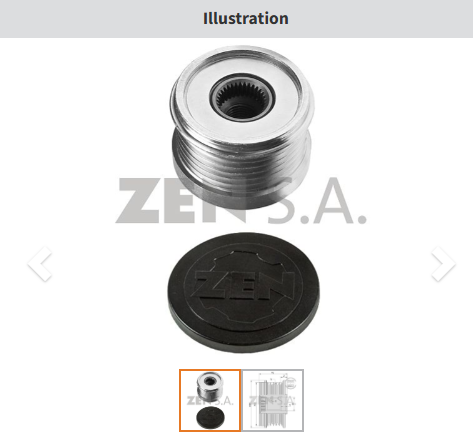ZEN 5501 - ALTERNATÖR KASNAK