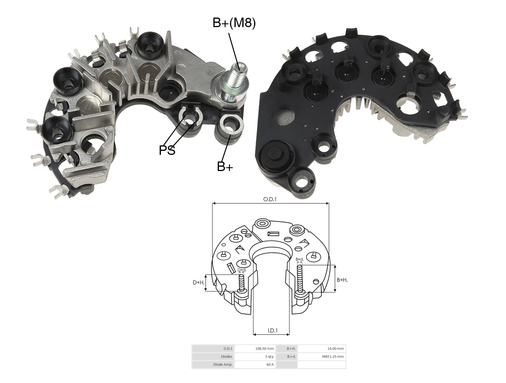 ALTERNATOR DIOT TABLASI BMW 320I - 320D - 520I - 520D