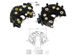 ALTERNATOR DIOT TABLASI MAN TGA IKAZSIZ BOSCH: 1127319792 / 0123325500