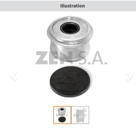 ZEN 5534 - ALTERNATÖR KASNAK