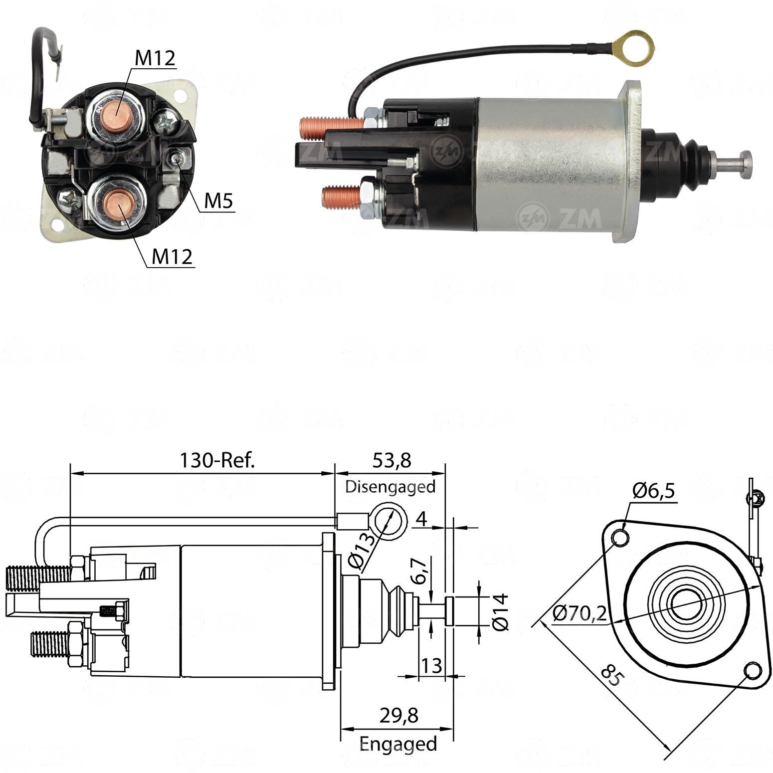 ZM 841 - MARŞ OTOMATİĞİ 12V