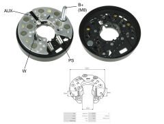 ALTERNATOR DIOT TABLASI FORD MERCURY / THERMOKING 114MM