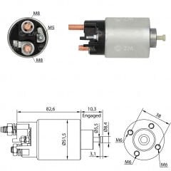 ZM 6993 - MARŞ OTOMATİĞİZ 12V