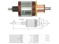 MARS KOLLEKTORU 12V 14 DIS BMW 1.16 - 3.16 - 3.18 - 3.20 / MINI COOPER (138 SERISI) START - STOP