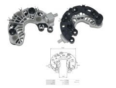 ALTERNATOR DIOT TABLASI PEUGEOT 206 HDI - 306 HDI - PARTNER HDI / NISSAN MAXIMA - NAVARA 2004-2008