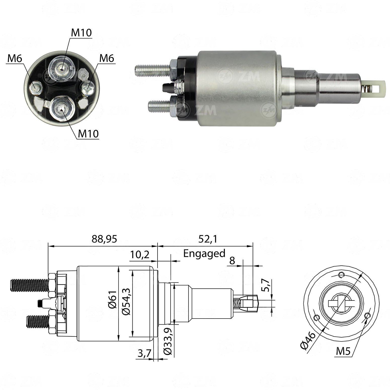 ZM 3639 - MARŞ OTOMATİĞİ 24V