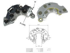 URD 97A - ALTERNATÖR DİOT TABLASI