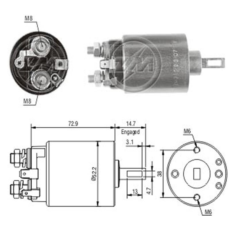 ZM 785 - MARŞ OTOMATİĞİ 12V