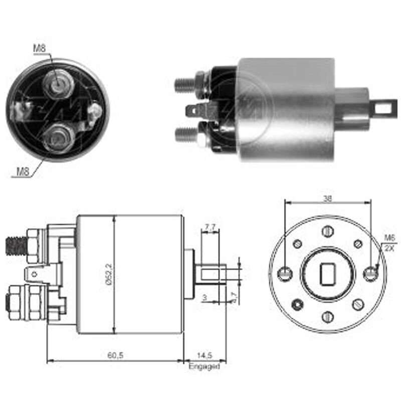 ZM 3719 - MARŞ OTOMATİĞİ 12V