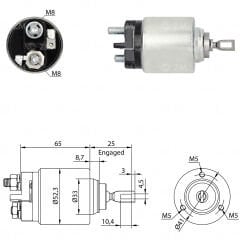 ZM 372 - MARŞ OTOMATİĞİ 12V
