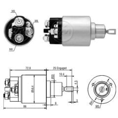 ZM 5973 - MARŞ OTOMATİĞİ 12V