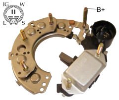 ALTERNATOR DIOT TABLASI 12V IG-L-W-S TERMINAL OPEL VECTRA 1 - 7D 4 FIS YUVARLAK SOKET (DIOT TABLASI + KONJEKTOR) (UWA-3570)