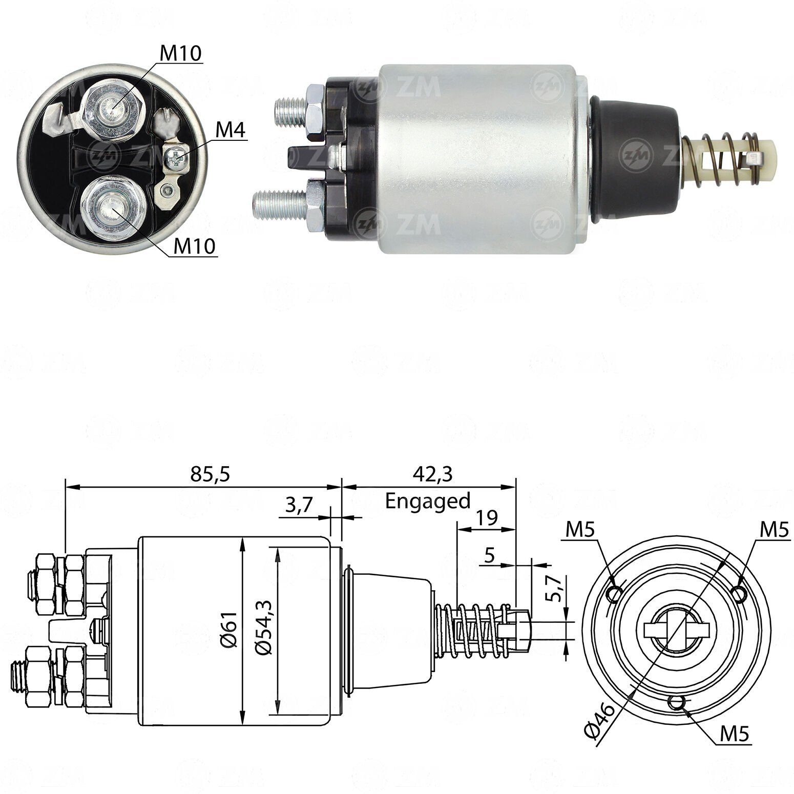 ZM 648 - MARŞ OTOMATİĞİ 12V