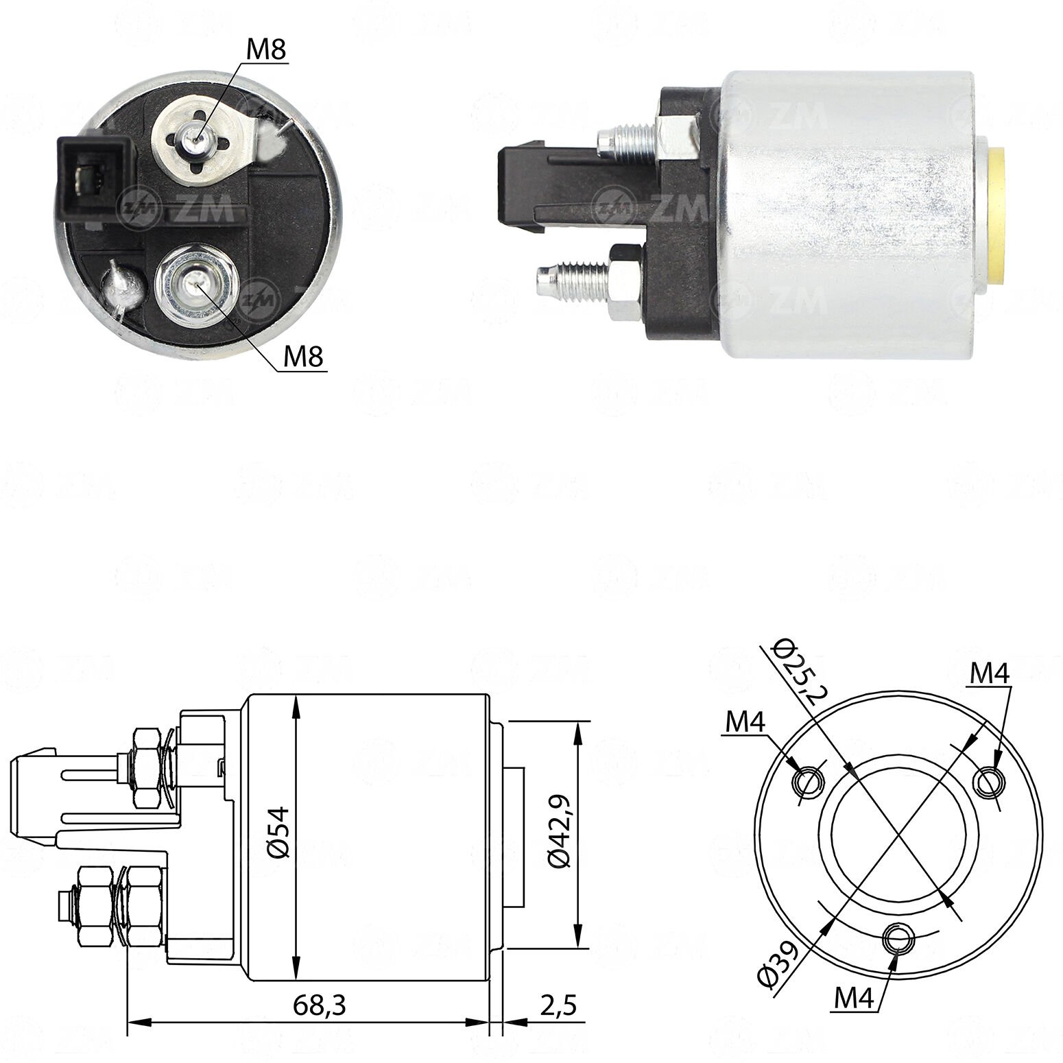 ZM 5492 - MARŞ OTOMATİĞİ 12V