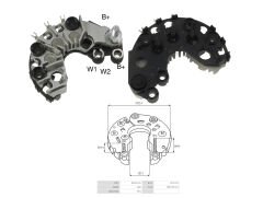 ALTERNATOR DIOT TABLASI FIAT DUCATO YENI MODEL (KOMPLE DEGIL)