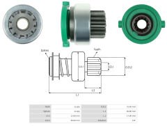 UMD 5726 - MARŞ DİŞLİSİ 12 DİŞ