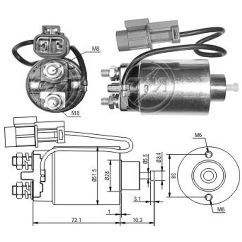 ZM 794 - MARŞ OTOMATİĞİ 12V