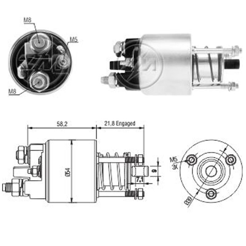 ZM 2397 - MARŞ OTOMATİĞİ 12V
