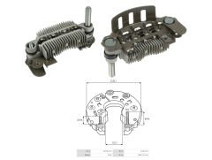 URM 110HV - ALTERNATÖR DİOT TABLASI