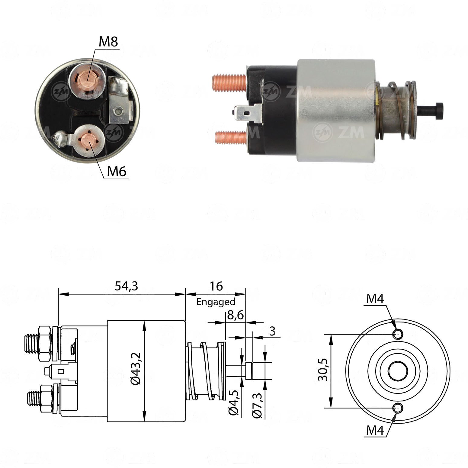 ZM 1391 - MARŞ OTOMATİĞİ 12V