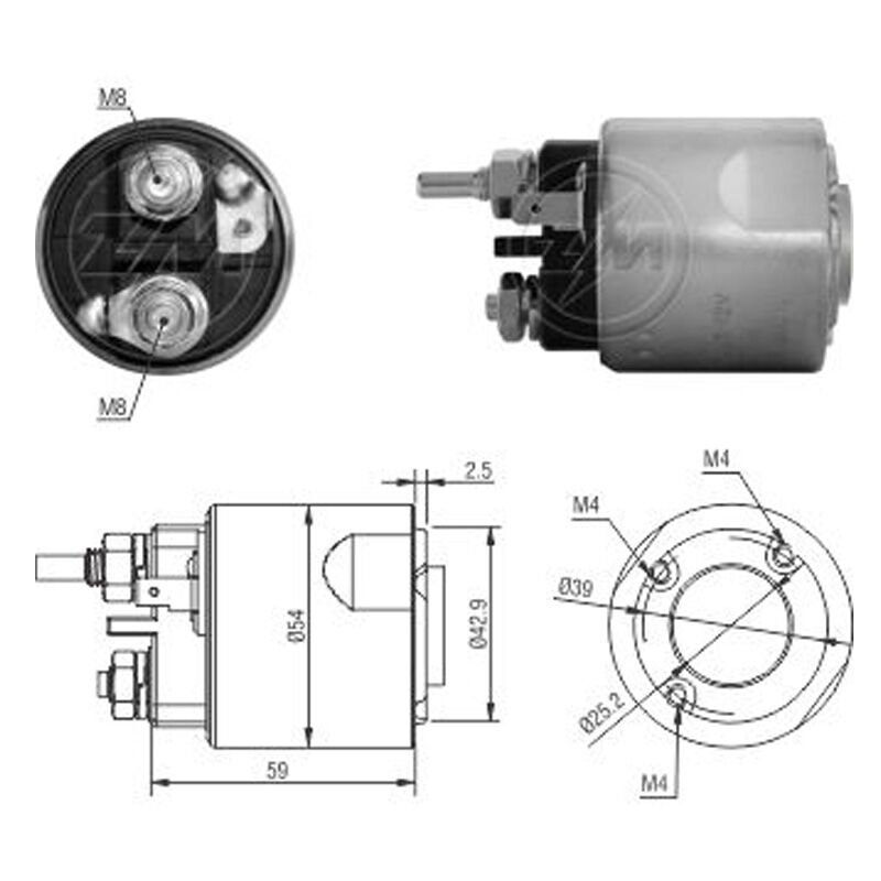 ZM 7495 - MARŞ OTOMATİĞİ 12V