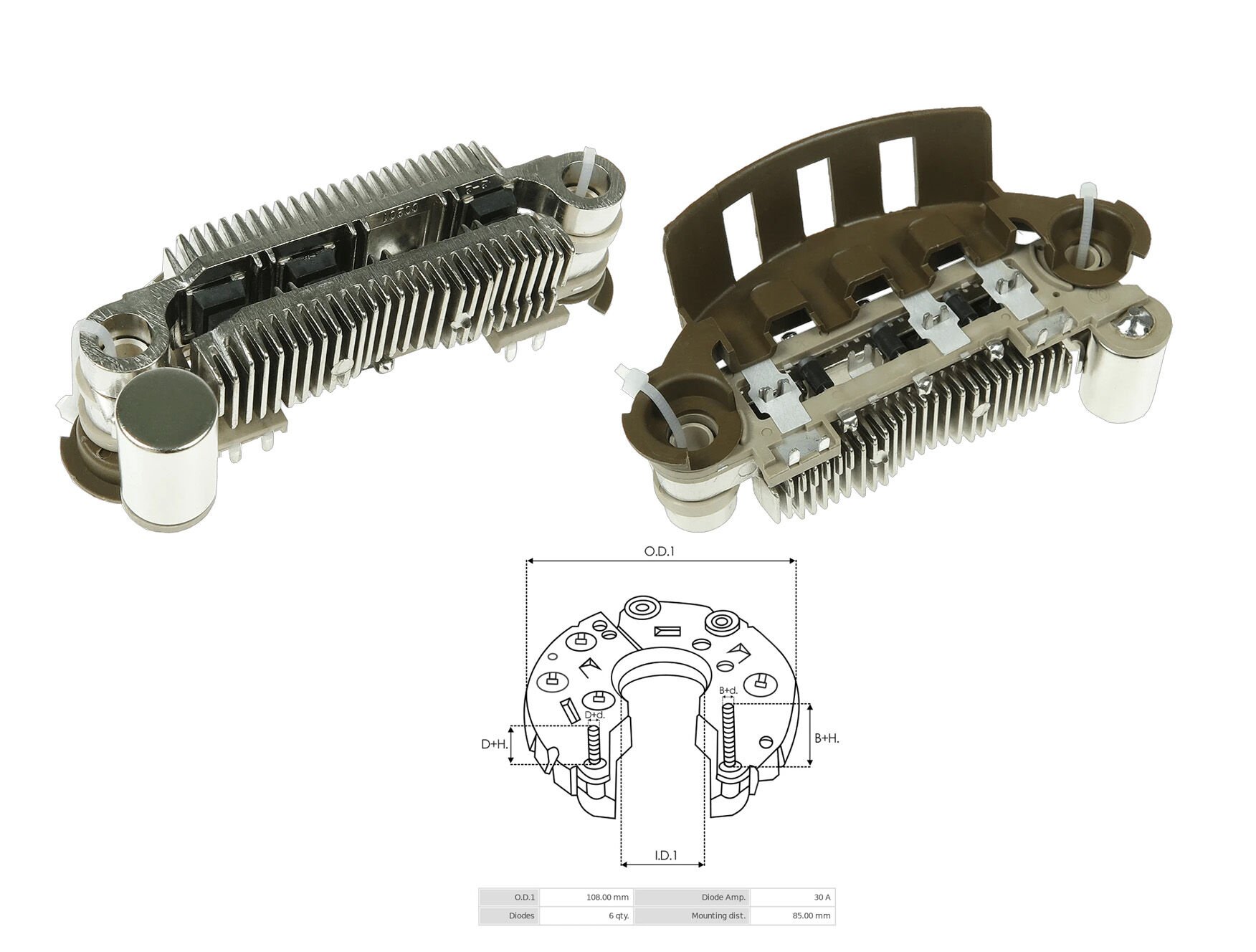URM 29HV - ALTERNATÖR DİOT TABLASI