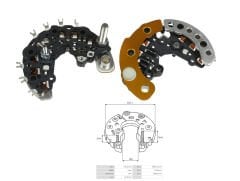 ALTERNATOR DIOT TABLASI DIOT TABLASI YENI MODEL (KOMPLE DEGIL)