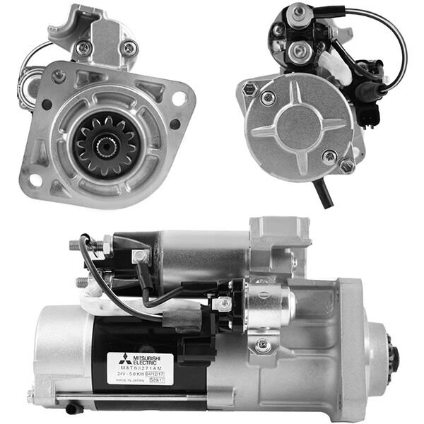 M8T63271J - MARŞ MOTORU 24V 5,0 KW 12 DİŞ