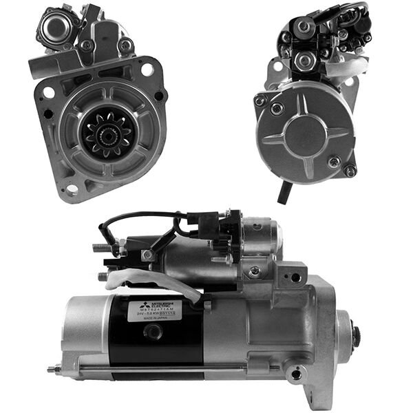 M8T62481J - MARŞ MOTORU 24V 5,0 KW 10 DİŞ