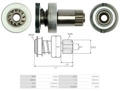 UMD 5860 - MARŞ DİŞLİSİ 11 DİŞ