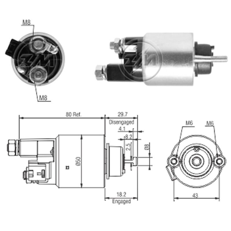 ZM 5708 - MARŞ OTOMATİĞİ 12V