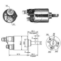ZM 606 - MARŞ OTOMATİĞİ 12V