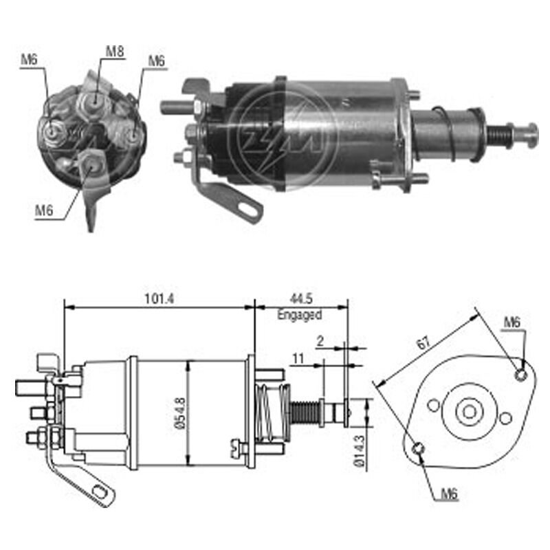 ZM 611 - MARŞ OTOMATİĞİ 12V