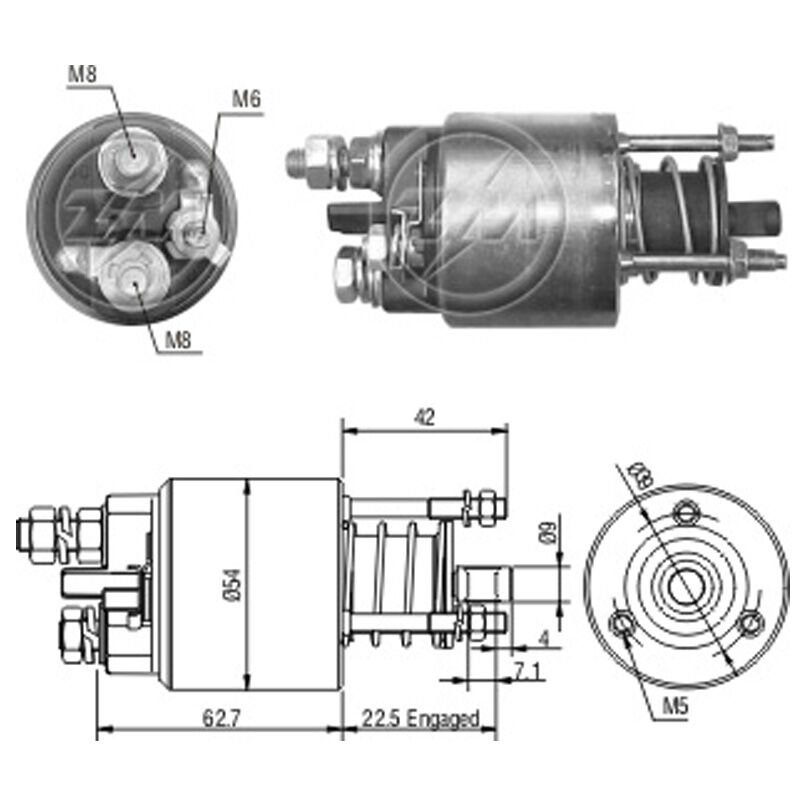 ZM 6395 - MARŞ OTOMATİĞİ 12V