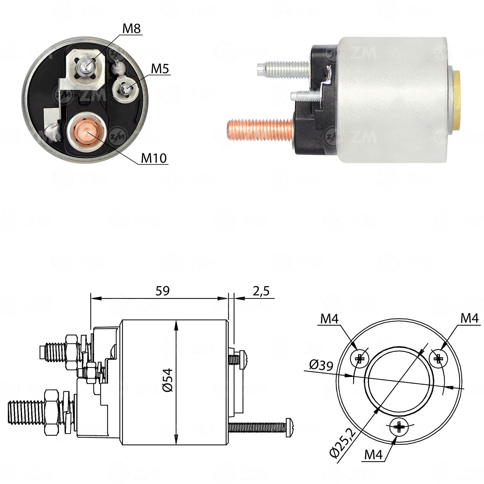 ZM 1591 - MARŞ OTOMATİĞİ 12V
