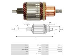 UMK 1182 - MARŞ KOLLEKTÖRÜ 12V 11 DİŞ