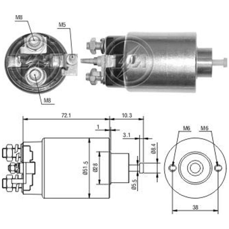 ZM 1695 - MARŞ OTOMATİĞİ 12V