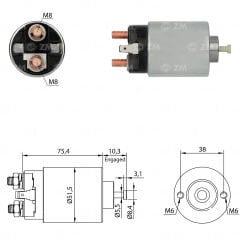 ZM 6698 - MARŞ OTOMATİĞİ 12V