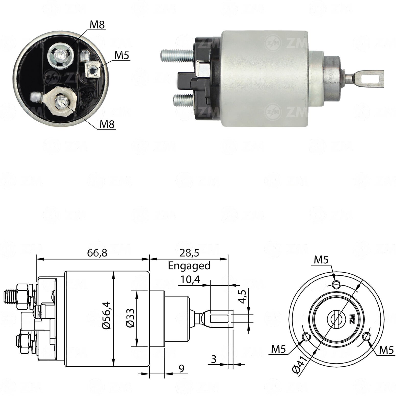 ZM 674 - MARŞ OTOMATİĞİ 12V