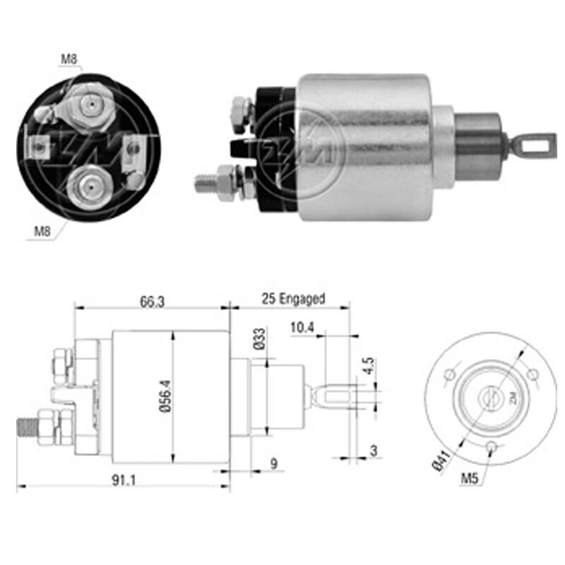 ZM 6773 - MARŞ OTOMATİĞİ 12V