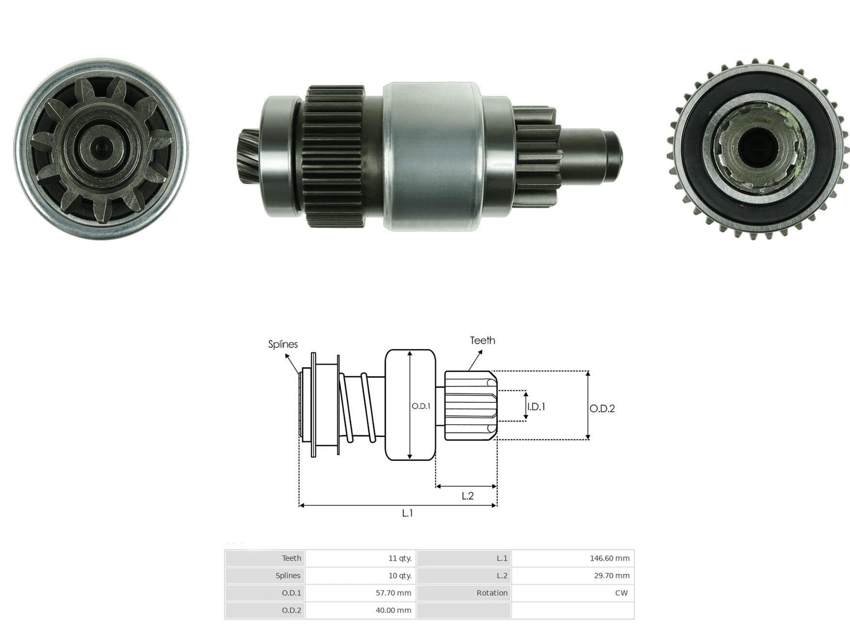UMD 5400 - MARŞ DİŞLİSİ 11 DİŞ
