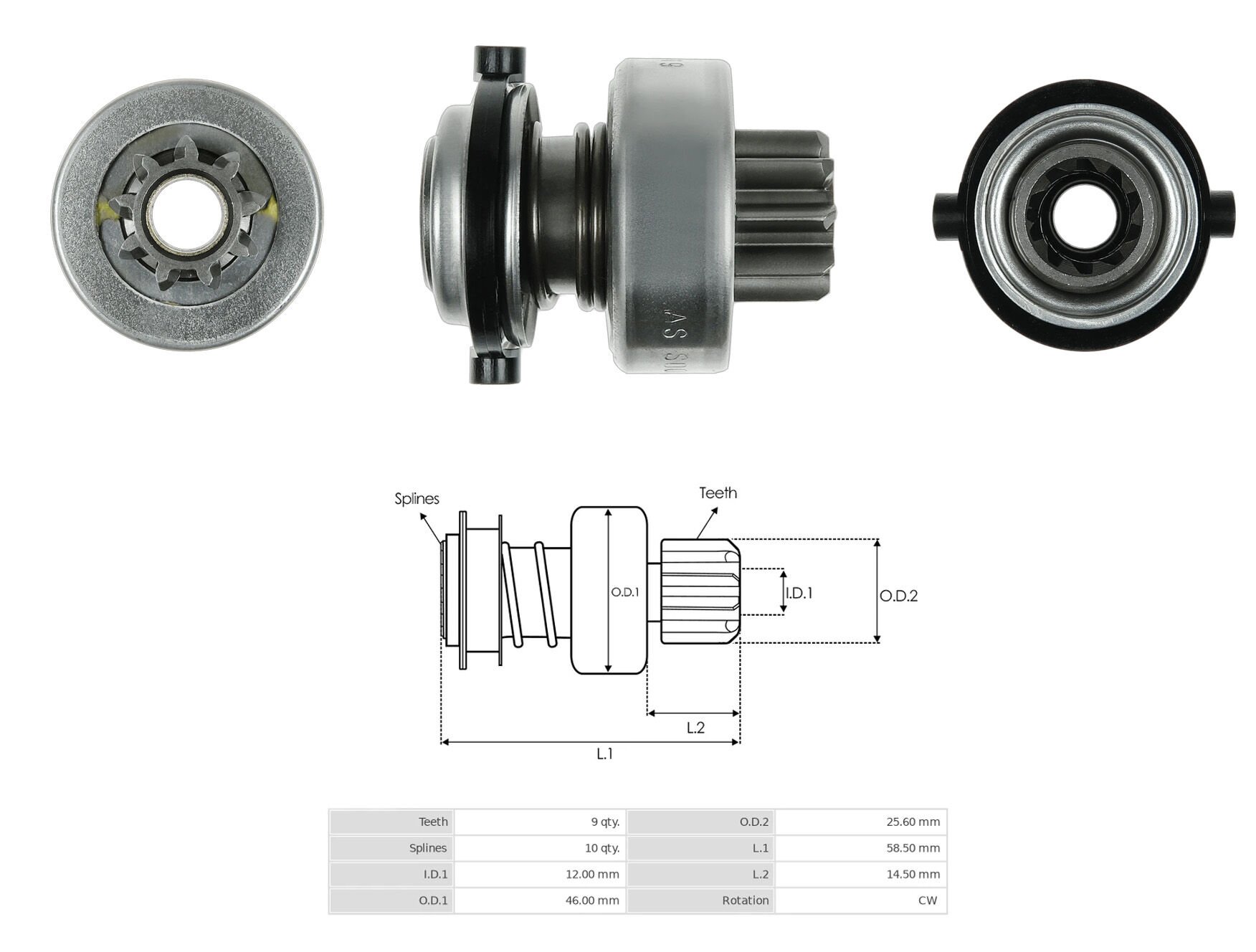 MARS DISLISI 9 DIS AUDI 80 1.6 (81-86) AUDI 100 1.6 (80-83) / OPEL / SEAT / MERCEDES BENZ 190 (BENZINLI)