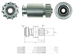 UMD 5404 - MARŞ DİŞLİSİ 11 DİŞ