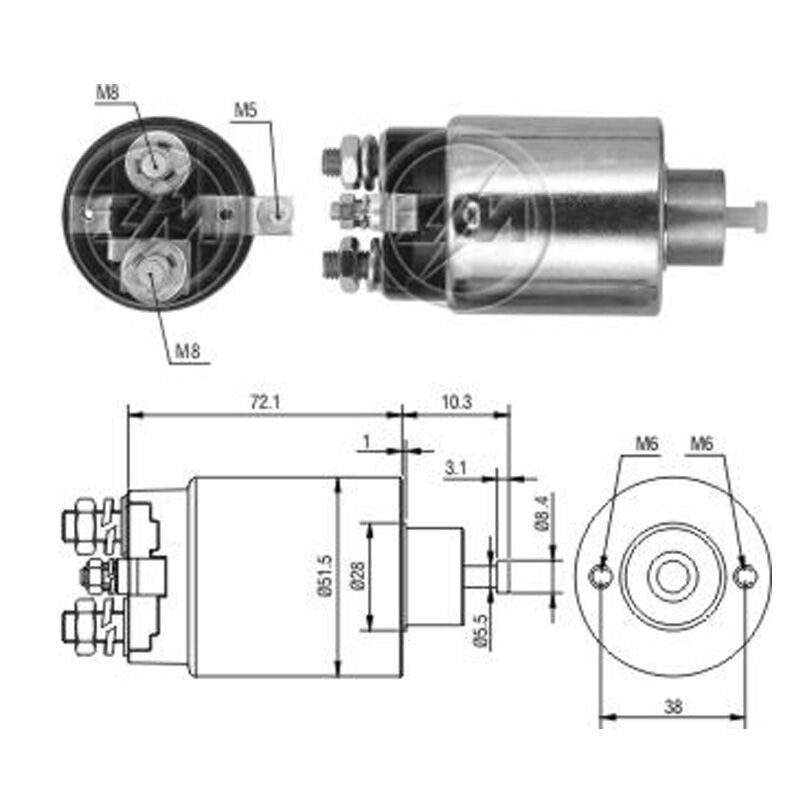 ZM 795 - MARŞ OTOMATİĞİ 12V