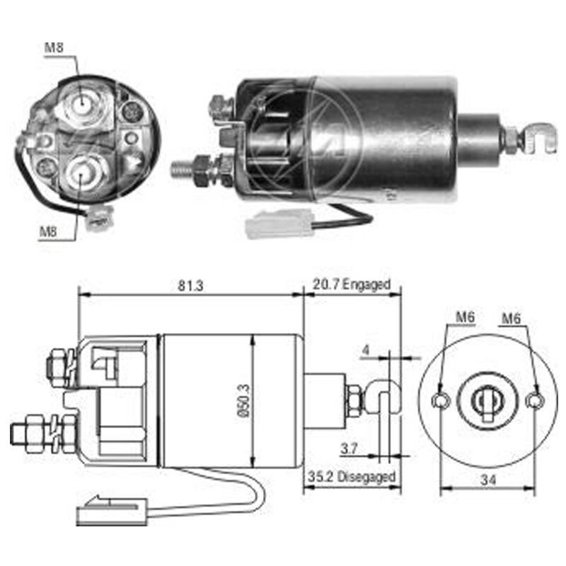 ZM 662 - MARŞ OTOMATİĞİ 12V